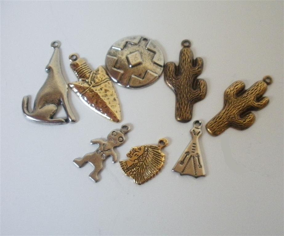 Southwestern Metal Charms by Buttons Galore