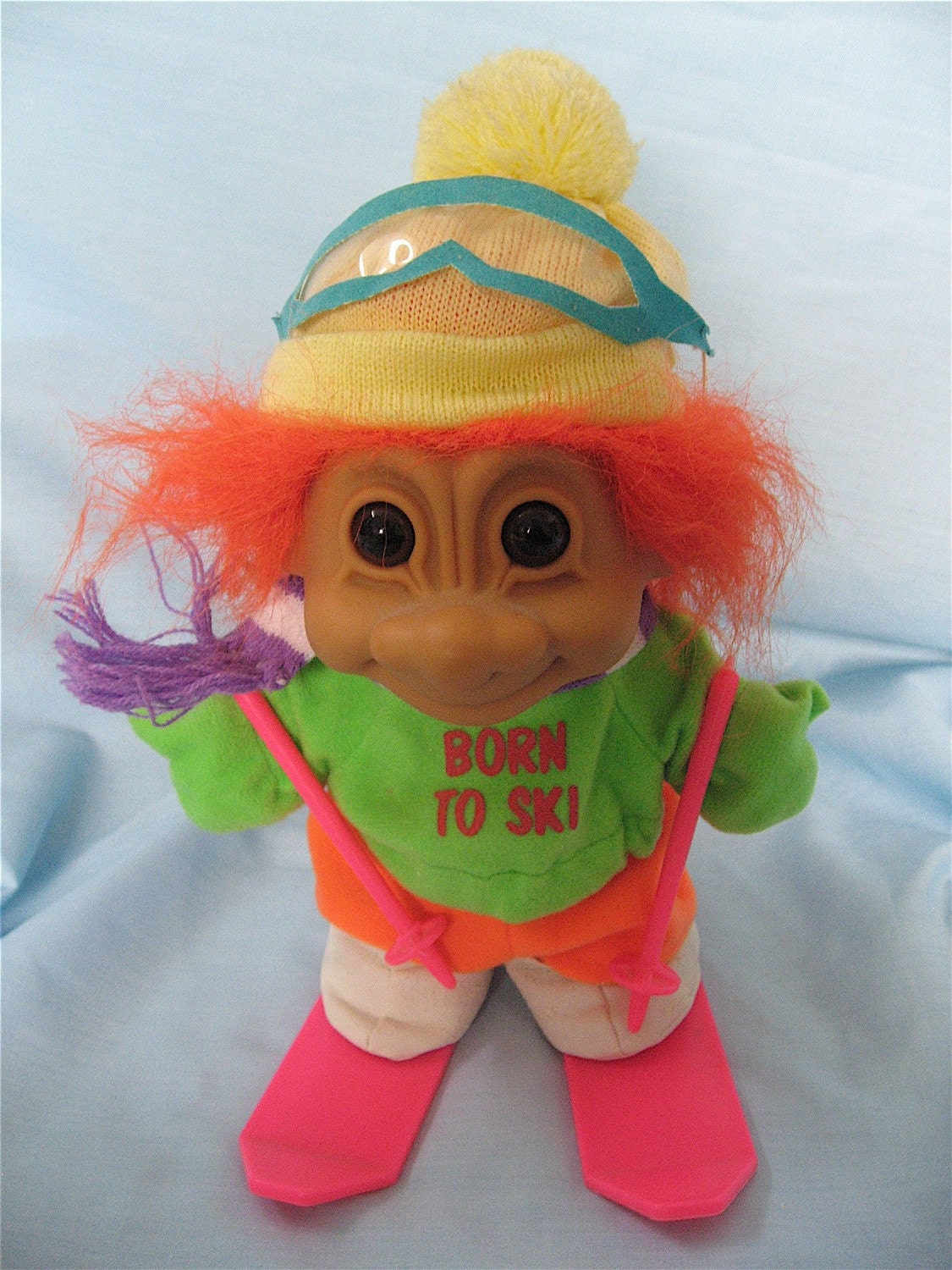 Born To Ski TROLL Doll