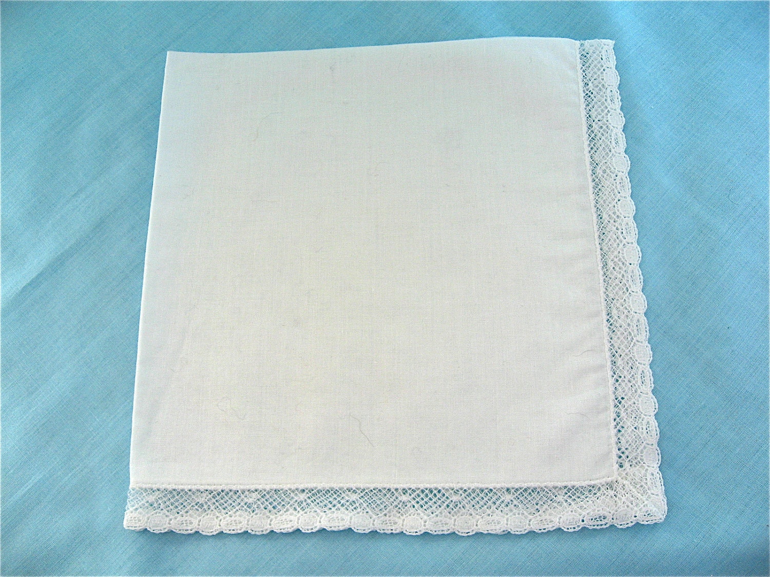 White Cotton Handkerchief