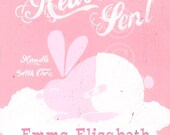 PERSONALIZED Heaven Sent Baby - pink
