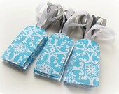 20 Custom Luggage Tags - Favors for your Bridal Shower, Baby Shower, Bridesmaids or Guest - You Choose The Fabric