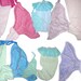 Mermaid Tail Party 6 pack