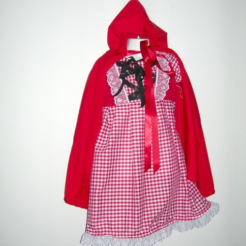 Little Red Riding Hood Dress and Cape