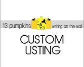 Custom Order for StephanieS