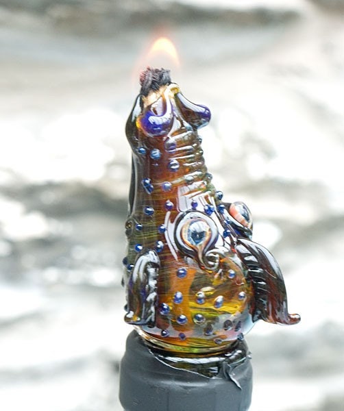 dragon oil lamp