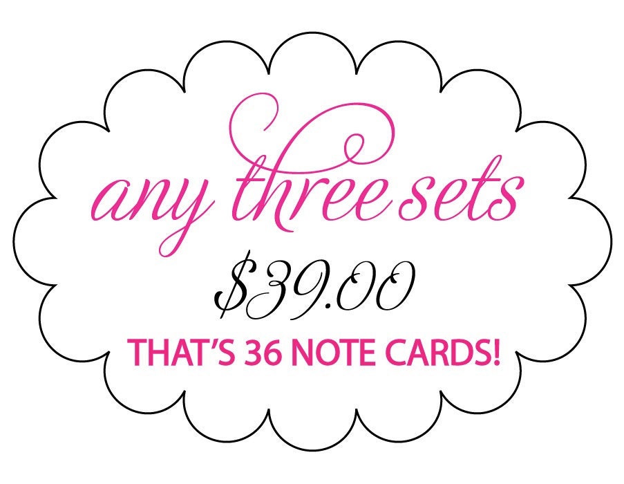 What A Deal Three Sets of Custom Stationery for only 39.00 with FREE Return Addressing