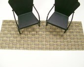Dollhouse Miniature Indoor Outdoor Woven Grass Carpet Runner Rug One Inch Scale