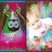4 Pc. Owl Tutu Set, Look Who's Turning One, Owl Birthday Hat, Onesie, Ribbon Bloomers and TUTU, You Choose Colors, by GINGHAM BUNNY