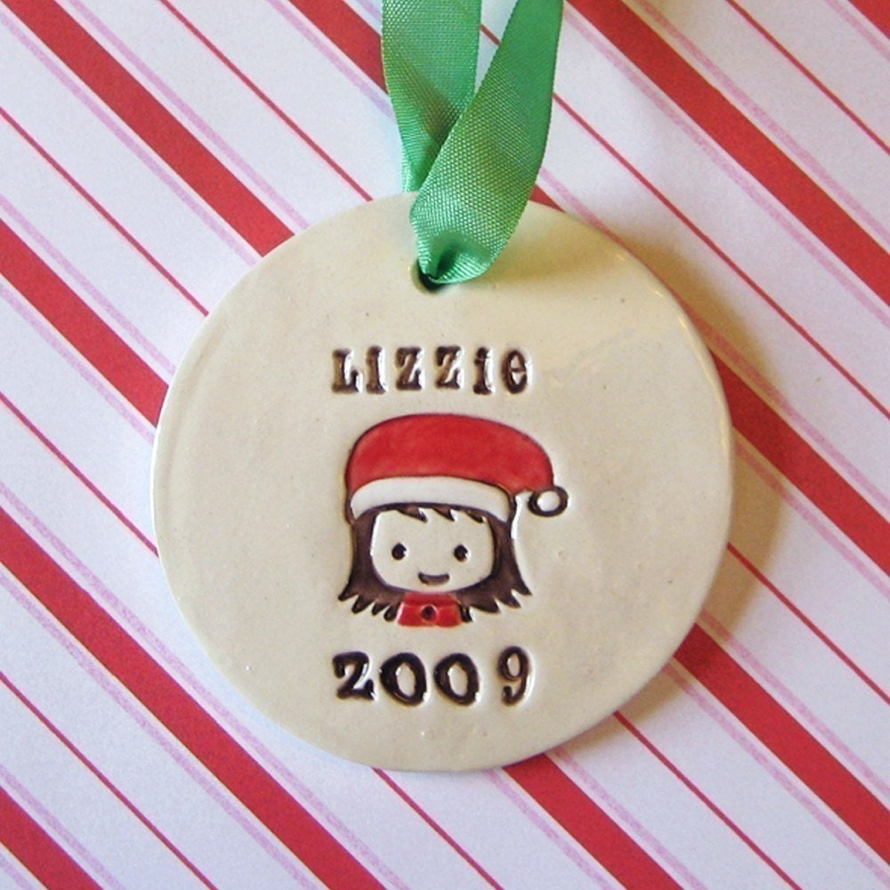 Christmas- Santa Girl Ornament