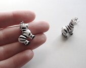 zebra earrings