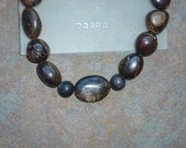 tiger iron bead necklace