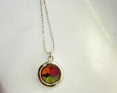 Butterfly Wing Jewelry RealSunset Moth and Real Blue Morpho Butterfly Wing Necklace Morpho Butterfly Jewelry Mothers Day