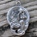 Art Nouveau Alphonse Mucha Inspired Pewter Necklace