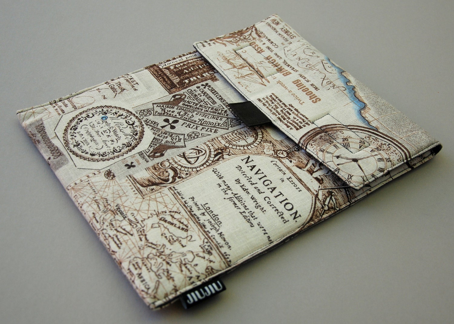 iPad Case, iPad Sleeve, iPad Cover, iPad bag. Linen/Padded.