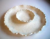 Colonial White HD Swirl Chip Serving Set