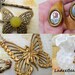 Long Necklace - Vintage Butterfly Lady