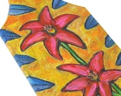 Hand Painted Cutting Board (Gauguin's Lily)