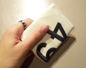 Tri-Fold Recycled Sail Wallet - Navy Blue 81