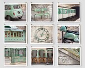 Paris Photography Collection, Green - French Art Prints, Paris Art, Color Photography Green Wall Art
