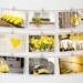 Paris Postcard Collection, Yellow, Framable Photo Cards, Paris Prints, Paris Photography, 4x6 Art Prints