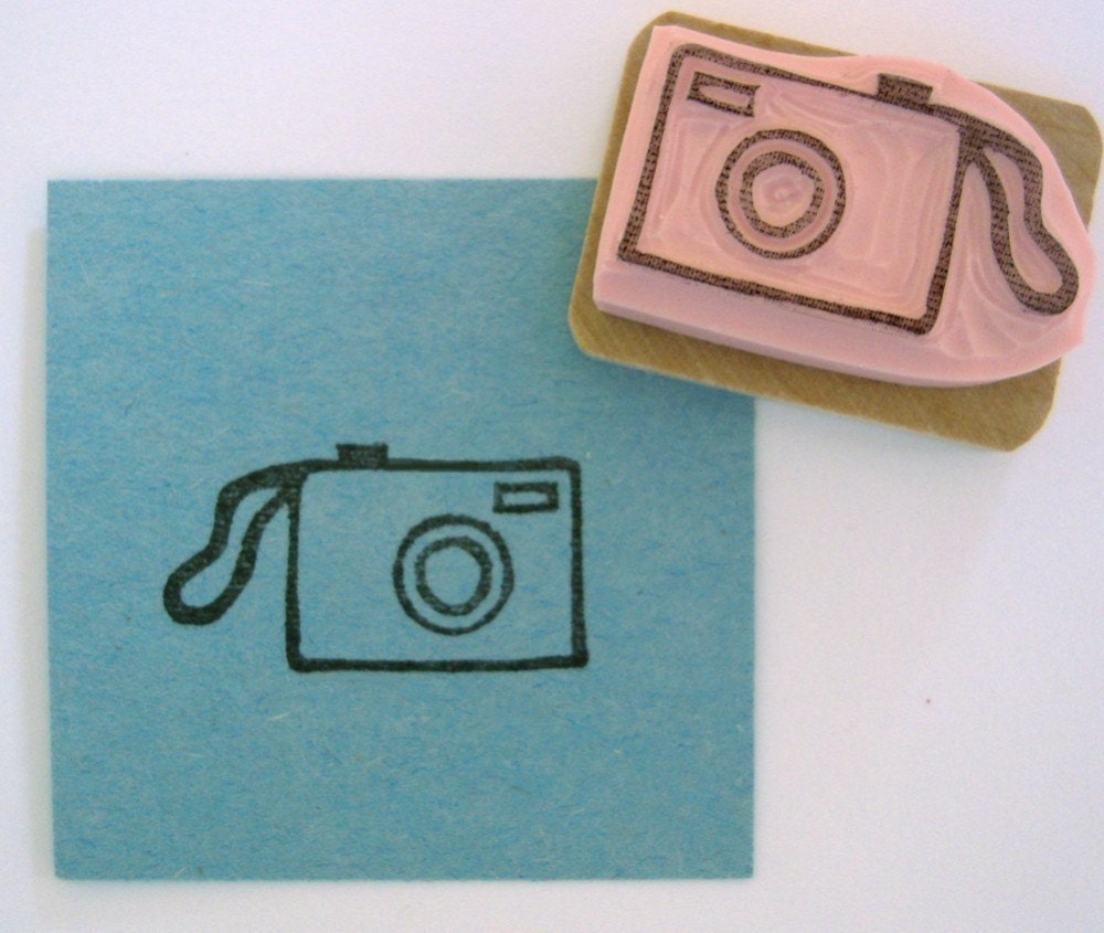 Camera Rubber Stamp