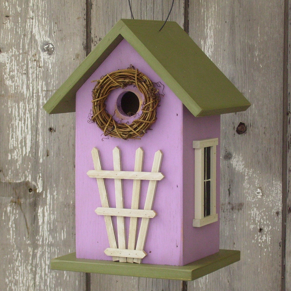 Birdhouse Garden Trellis - Functional Decorative Birdhouse