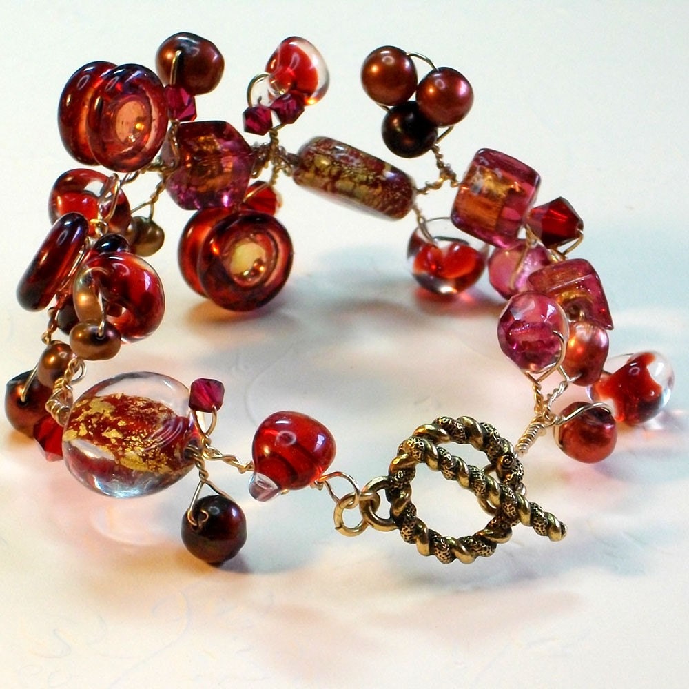 Garnet of delight bracelet