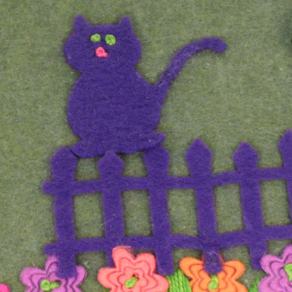 e-reader cover/ carrier, cat in the garden