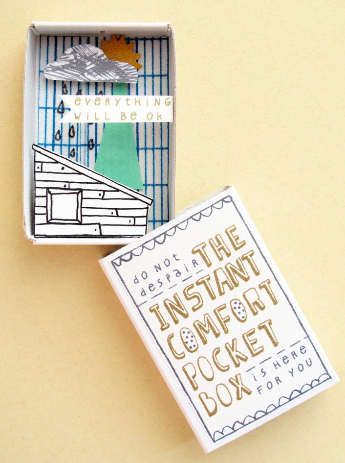 The Instant Comfort Pocket Box - sun behind the clouds
