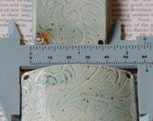 Lavish Pottery Cuff Bead in a Lotus Blossom