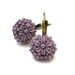 Lilac Blossom Cabochon Dangle Earrings
