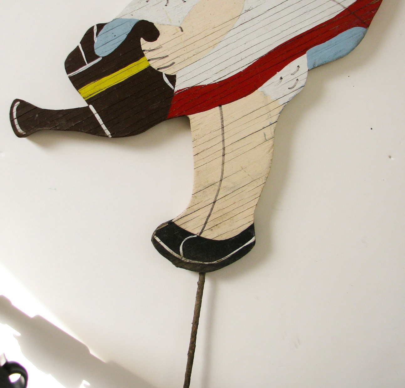 Vintage Yard Art - Little Girl in Bonnet with Watering Can