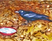 Sentinel I limited edition giclee print of an original watercolor