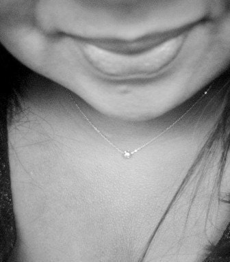 Dainty Sterling Silver Necklace - "One Thousand Kisses"