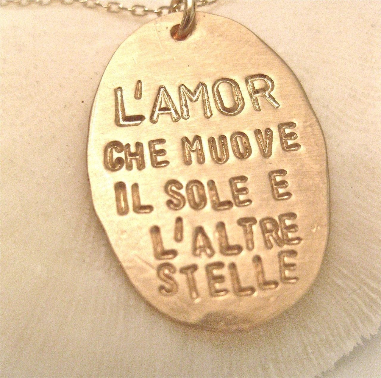 Inspiring Jewelry - "Dante's God" Necklace in GOLD