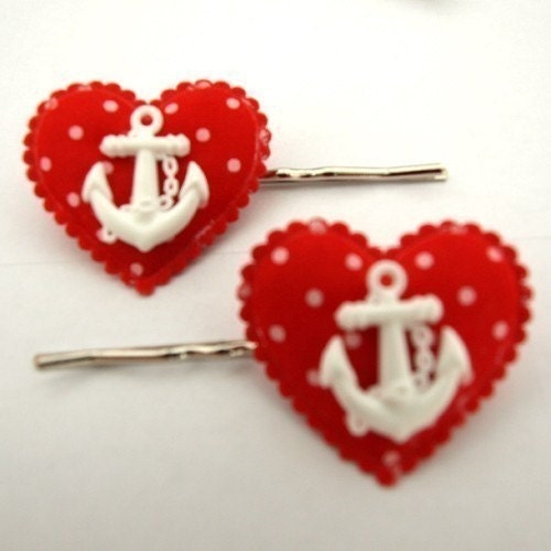 Sailor Sweetie Tattoo Hairpins