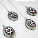 Memorial Day Pink Leopard Lovely Cameo Locket - Tribal Neon 80s Wild Chic