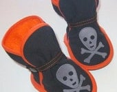 Bundle of Joy Sale - Buy 2, Get 1 FREE - use coupon - BUNDLEOFJOY - Orange, Black, Grey Pirate Booties