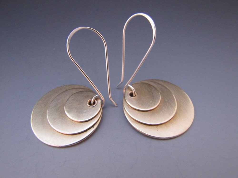 Saturn Disk Earrings