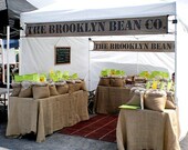 Two Custom Canopy Banners 12 inch by 9 foot for an EZ Up Canopy or 10x10 Canopy