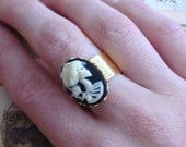The Skeleton Goddess Ring