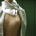 muted green scarf and sash extra long