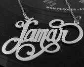 Custom Nameplate Silver