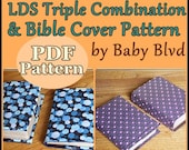 LDS Triple Combination and Bible Cover PDF Pattern/ Tutorial