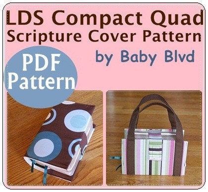 PATTERN/ Tutorial for Compact Quad Scripture Cover