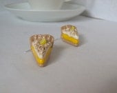 Lemon Meringue Pie Earrings