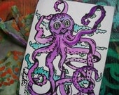 Goth Octopus Garden, The little Blank Journal, Singleton and Singleton Art