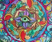 The Psychedelic Promise, Singleton Hippie Art Original