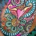 A Little Heart, Singleton Hippie Art, Original Zentangle