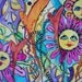 The Psychedelic Summer, Singleton Hippie Art Original